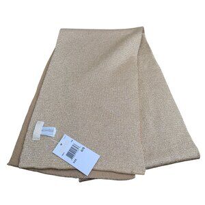 Michael Michael Kors Knit Scarf Wrap Camel Beige One Size NWT